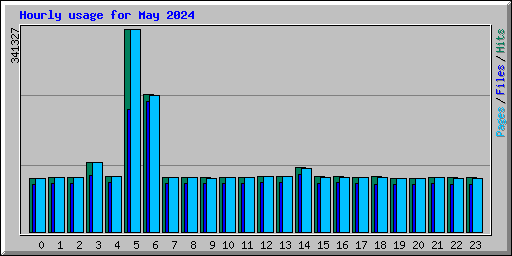 Hourly usage for May 2024